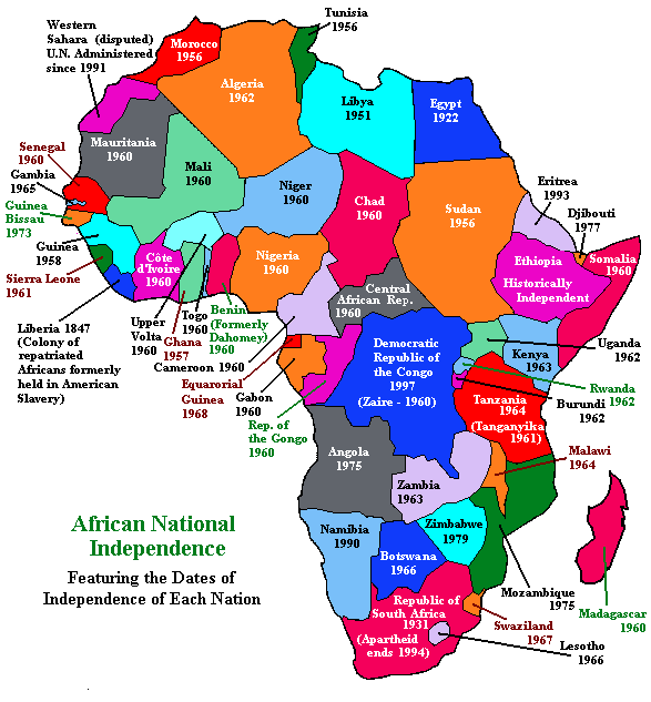 Africa Colonialism Map