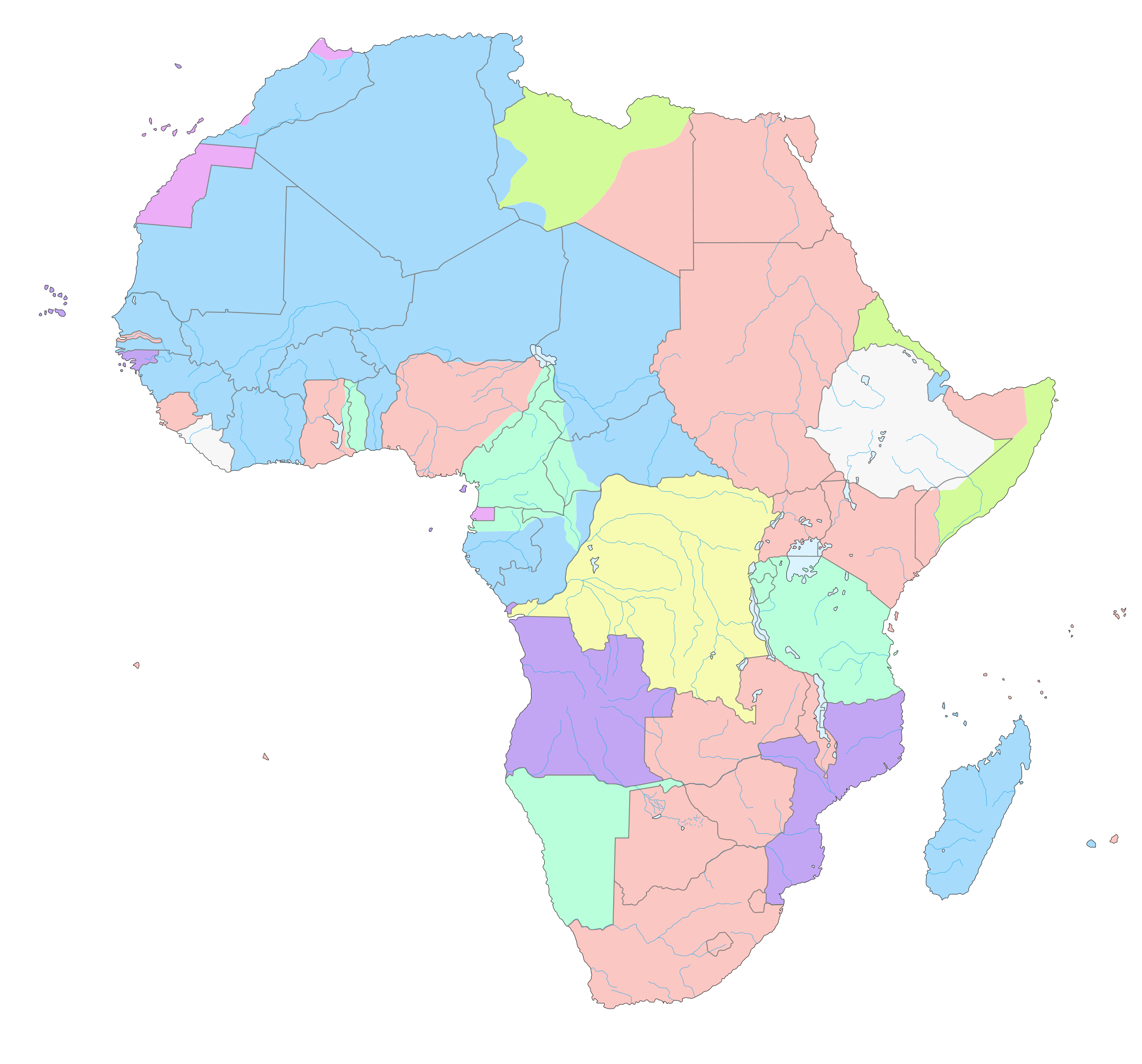 Africa Colonialism Map