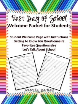 Beginning Of School Newsletter Ideas