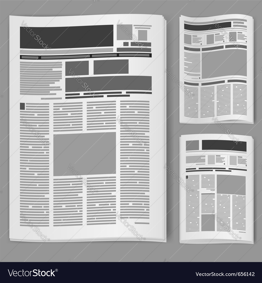 Blank Newspaper Template For Kids Free