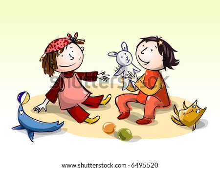 Children Playing With Toys Images