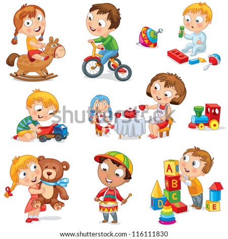 Children Playing With Toys Images