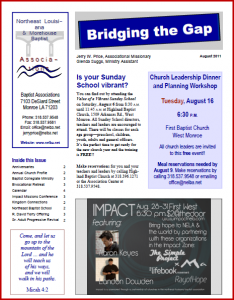 Church Newsletter Ideas