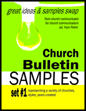 Church Newsletter Ideas Free