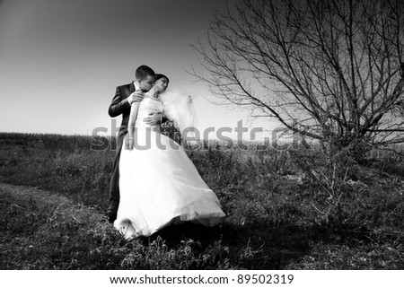 Couples Hugging Black And White