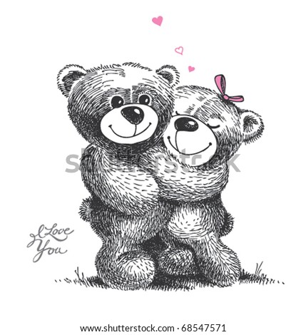 Couples Hugging Drawings