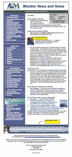 E Newsletter Format