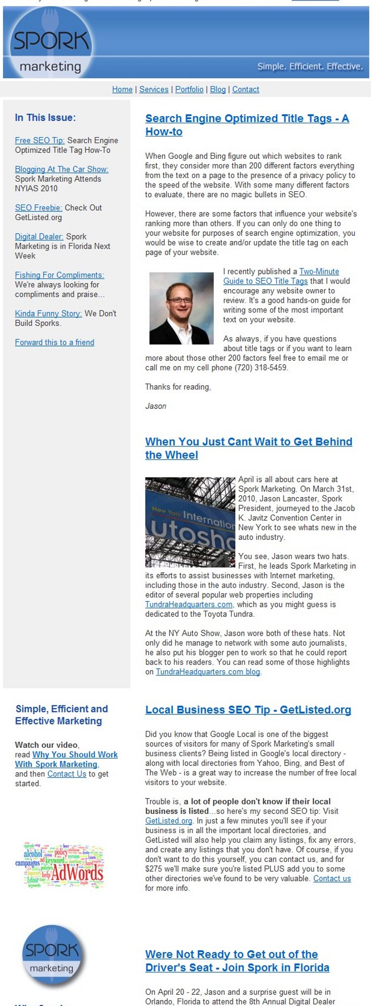 Email Newsletter Layout Best Practice