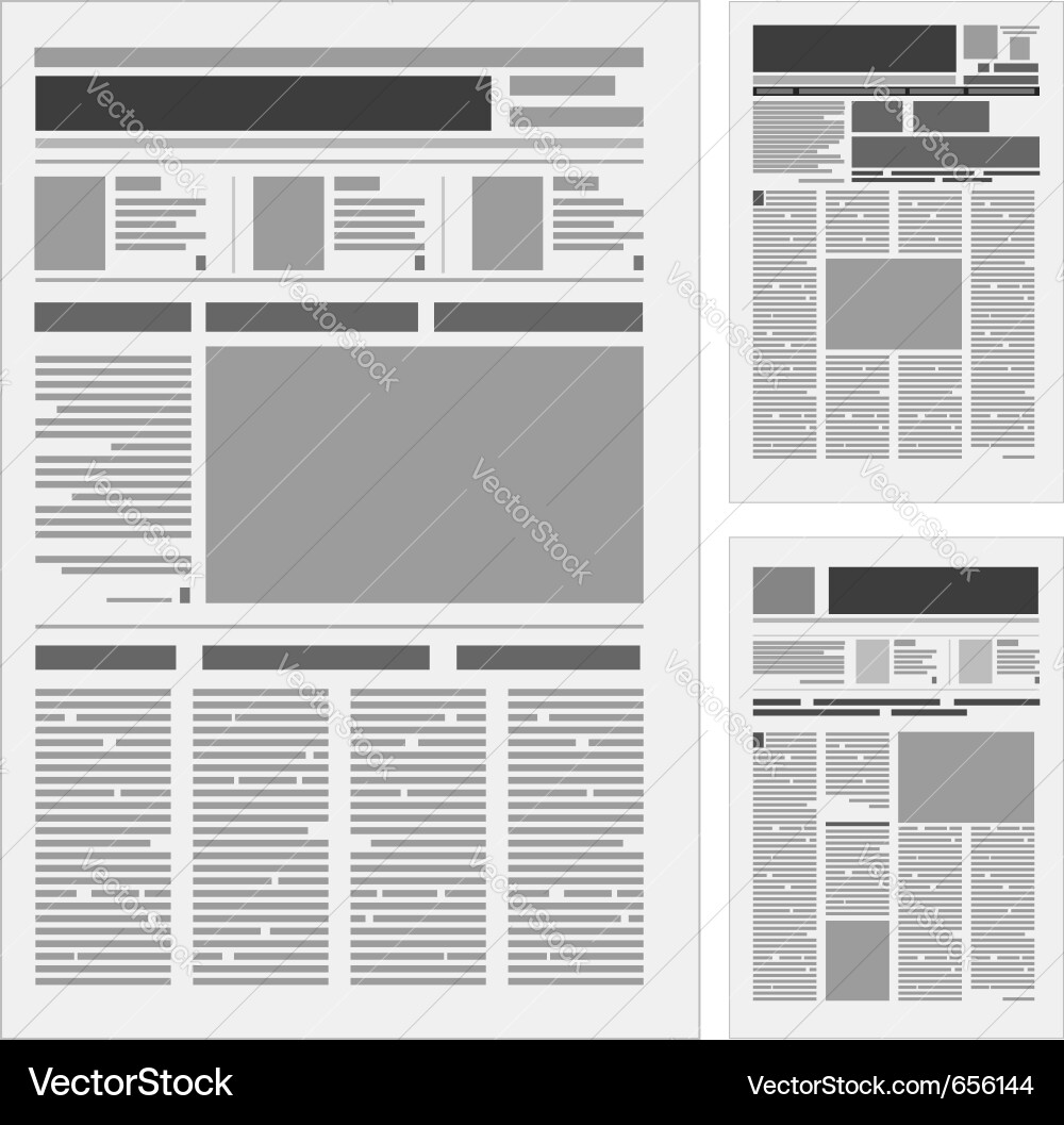 Free Blank Newspaper Template For Kids