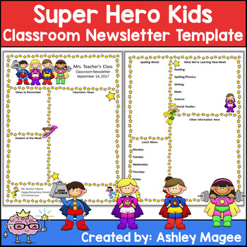 Free Classroom Newsletter Templates For Microsoft Word