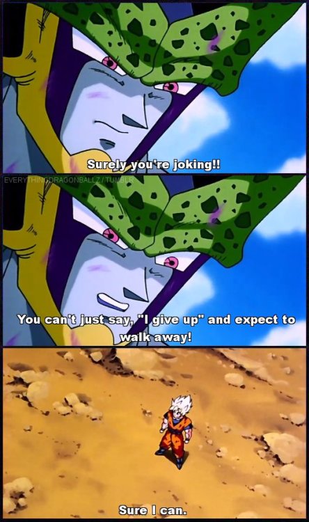 Goku Quotes Dbz