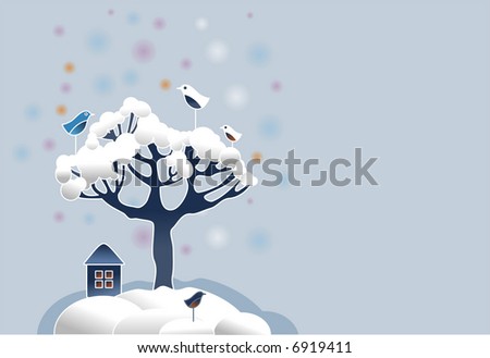 House Under Tree