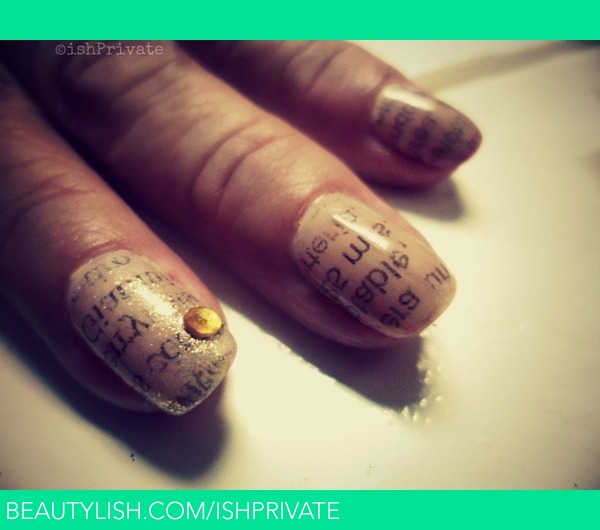 How To Do Newspaper Nails Without Newspaper