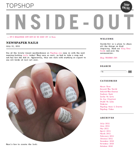 How To Do Newspaper Nails Without Newspaper