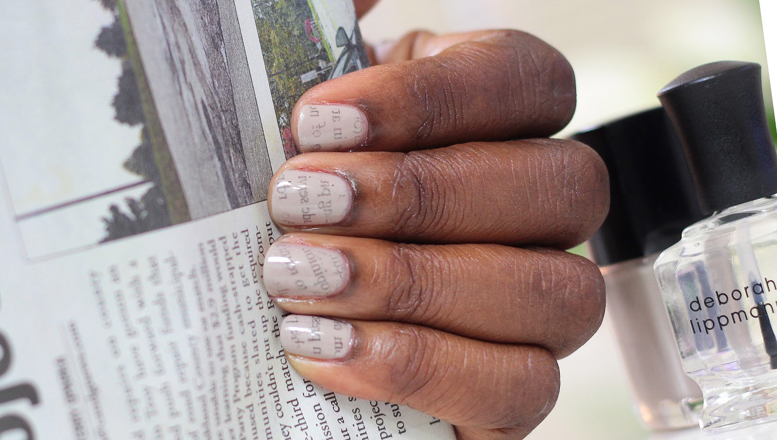 How To Do Newspaper Nails Without Newspaper