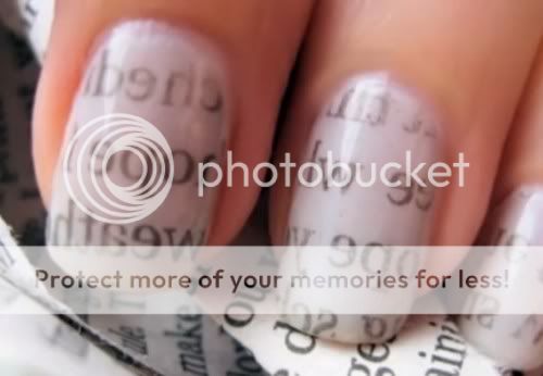 How To Make Newspaper Nails Without Alcohol