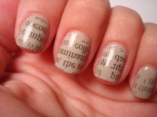 How To Make Newspaper Nails Without Newspaper