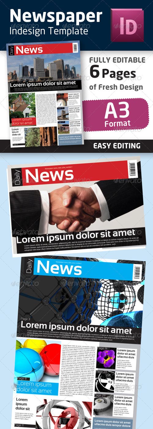 Indesign Newspaper Templates Free