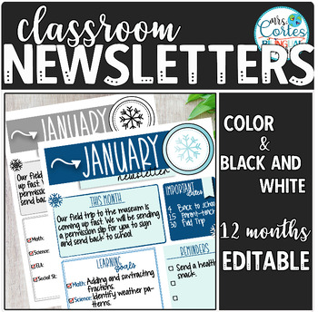 Middle School Newsletter Templates Free