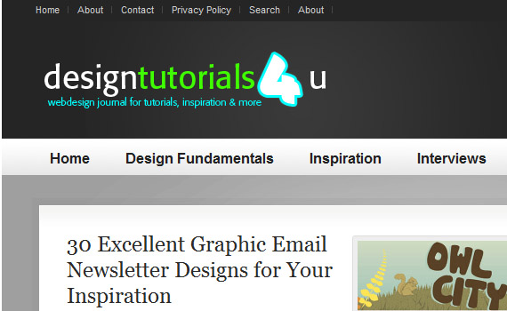 Newsletter Design Inspiration