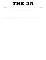 Newspaper Article Template