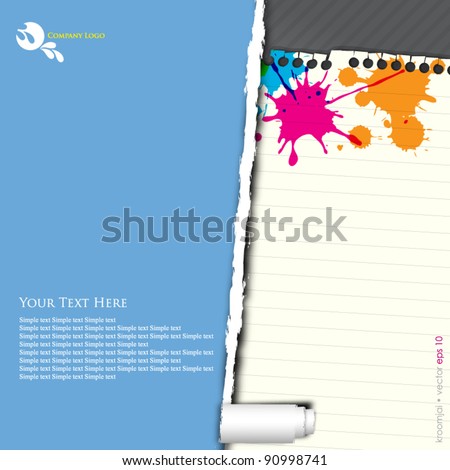 Newspaper Background Vector