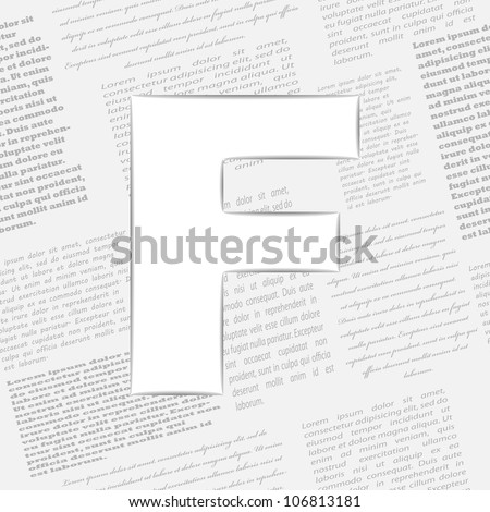 Newspaper Background Vector