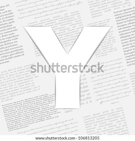 Newspaper Background Vector