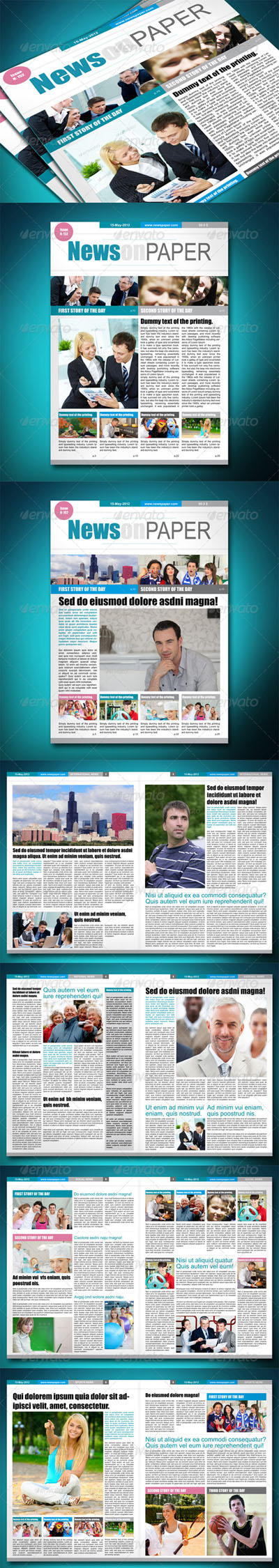 Newspaper Template For Mac Pages Free