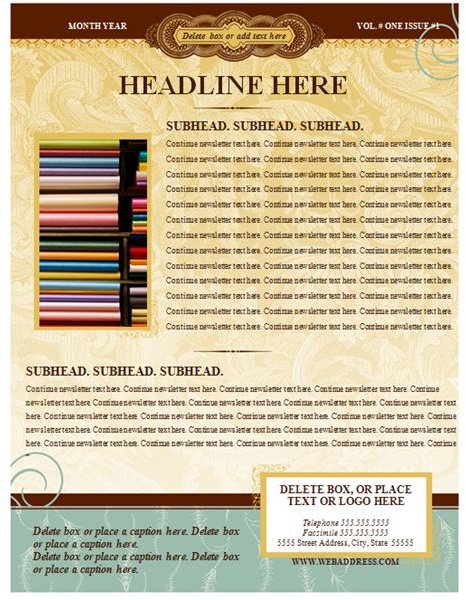 Newspaper Template For Microsoft Word