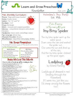 Preschool Newsletter Templates Free