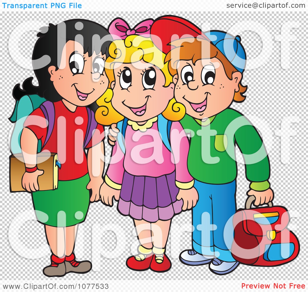 School Children Clip Art Free