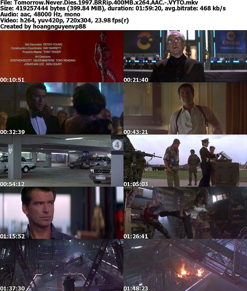 Tomorrow Never Dies 1997 Brrip